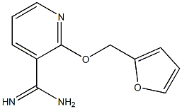 2-(2-furylmethoxy)pyridine-3-carboximidamide 구조식 이미지