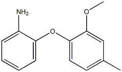 2-(2-methoxy-4-methylphenoxy)aniline 구조식 이미지