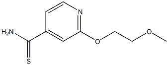 2-(2-methoxyethoxy)pyridine-4-carbothioamide 구조식 이미지