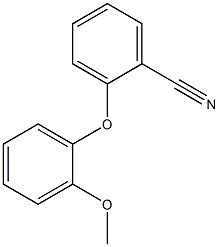 2-(2-methoxyphenoxy)benzonitrile 구조식 이미지