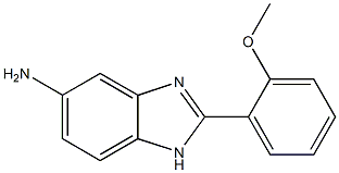 2-(2-methoxyphenyl)-1H-benzimidazol-5-amine 구조식 이미지