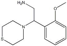 2-(2-methoxyphenyl)-2-(thiomorpholin-4-yl)ethan-1-amine Structure