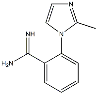 2-(2-methyl-1H-imidazol-1-yl)benzene-1-carboximidamide Structure