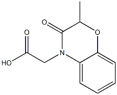 2-(2-methyl-3-oxo-3,4-dihydro-2H-1,4-benzoxazin-4-yl)acetic acid 구조식 이미지