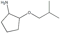 2-(2-methylpropoxy)cyclopentan-1-amine Structure