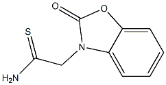 2-(2-oxo-1,3-benzoxazol-3(2H)-yl)ethanethioamide 구조식 이미지