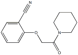 2-(2-oxo-2-piperidin-1-ylethoxy)benzonitrile 구조식 이미지