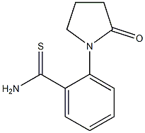 2-(2-oxopyrrolidin-1-yl)benzenecarbothioamide Structure