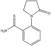 2-(2-oxopyrrolidin-1-yl)benzenecarbothioamide 구조식 이미지