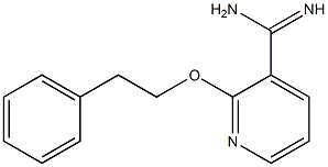 2-(2-phenylethoxy)pyridine-3-carboximidamide Structure