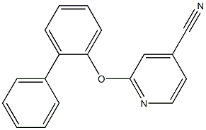 2-(2-phenylphenoxy)pyridine-4-carbonitrile 구조식 이미지