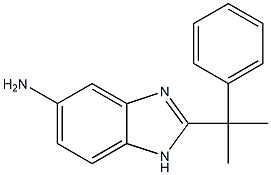 2-(2-phenylpropan-2-yl)-1H-1,3-benzodiazol-5-amine 구조식 이미지