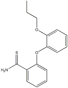 2-(2-propoxyphenoxy)benzene-1-carbothioamide Structure