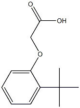 2-(2-tert-butylphenoxy)acetic acid Structure