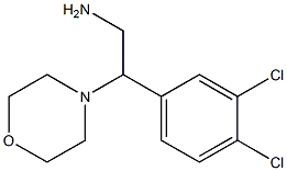 2-(3,4-dichlorophenyl)-2-morpholin-4-ylethanamine 구조식 이미지
