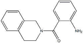 2-(3,4-dihydroisoquinolin-2(1H)-ylcarbonyl)aniline Structure