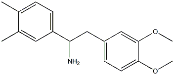2-(3,4-dimethoxyphenyl)-1-(3,4-dimethylphenyl)ethan-1-amine Structure