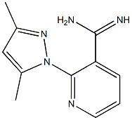 2-(3,5-dimethyl-1H-pyrazol-1-yl)pyridine-3-carboximidamide 구조식 이미지