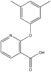 2-(3,5-dimethylphenoxy)nicotinic acid 구조식 이미지