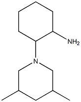 2-(3,5-dimethylpiperidin-1-yl)cyclohexan-1-amine Structure