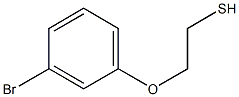 2-(3-bromophenoxy)ethanethiol 구조식 이미지