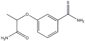 2-(3-carbamothioylphenoxy)propanamide 구조식 이미지