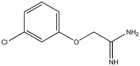 2-(3-chlorophenoxy)ethanimidamide Structure