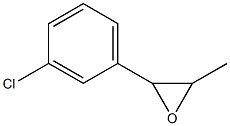 2-(3-chlorophenyl)-3-methyloxirane 구조식 이미지