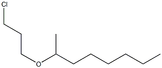 2-(3-chloropropoxy)octane Structure