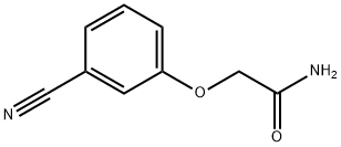 2-(3-cyanophenoxy)acetamide 구조식 이미지