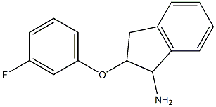 2-(3-fluorophenoxy)-2,3-dihydro-1H-inden-1-ylamine 구조식 이미지