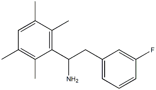 2-(3-fluorophenyl)-1-(2,3,5,6-tetramethylphenyl)ethan-1-amine Structure