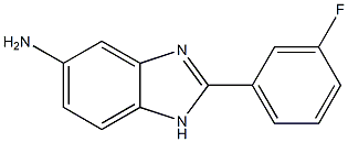 2-(3-fluorophenyl)-1H-benzimidazol-5-amine Structure