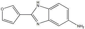 2-(3-furyl)-1H-benzimidazol-5-amine 구조식 이미지