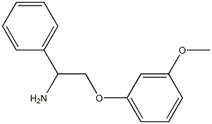 2-(3-methoxyphenoxy)-1-phenylethanamine 구조식 이미지