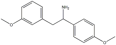 2-(3-methoxyphenyl)-1-(4-methoxyphenyl)ethanamine Structure