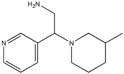 2-(3-methylpiperidin-1-yl)-2-pyridin-3-ylethanamine Structure