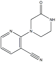 2-(3-oxopiperazin-1-yl)nicotinonitrile 구조식 이미지
