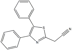 2-(4,5-diphenyl-1,3-thiazol-2-yl)acetonitrile Structure