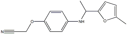 2-(4-{[1-(5-methylfuran-2-yl)ethyl]amino}phenoxy)acetonitrile 구조식 이미지