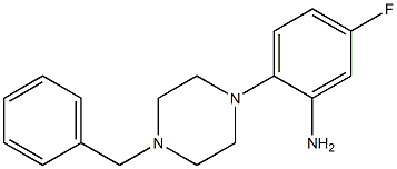 2-(4-benzylpiperazin-1-yl)-5-fluoroaniline Structure