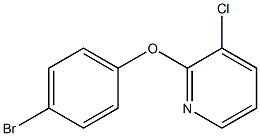 2-(4-bromophenoxy)-3-chloropyridine Structure