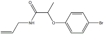 2-(4-bromophenoxy)-N-(prop-2-en-1-yl)propanamide 구조식 이미지