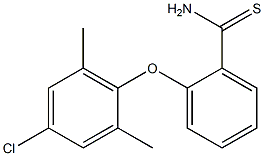 2-(4-chloro-2,6-dimethylphenoxy)benzene-1-carbothioamide Structure
