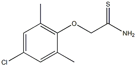 2-(4-chloro-2,6-dimethylphenoxy)ethanethioamide Structure