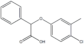 2-(4-chloro-3-methylphenoxy)-2-phenylacetic acid Structure