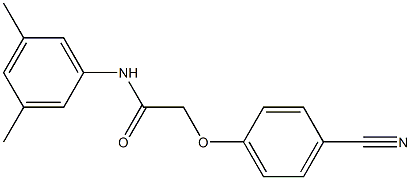 2-(4-cyanophenoxy)-N-(3,5-dimethylphenyl)acetamide Structure