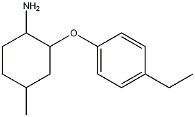 2-(4-ethylphenoxy)-4-methylcyclohexan-1-amine 구조식 이미지