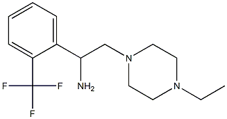 2-(4-ethylpiperazin-1-yl)-1-[2-(trifluoromethyl)phenyl]ethan-1-amine Structure