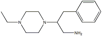 2-(4-ethylpiperazin-1-yl)-3-phenylpropan-1-amine 구조식 이미지